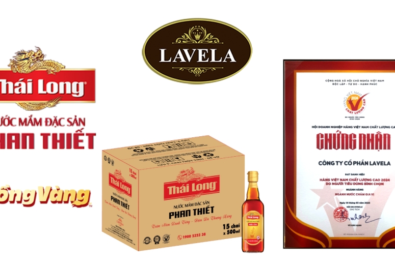 LAVELA VINH DỰ ĐÓN NHẬN DANH HIỆU HÀNG VIỆT NAM CHẤT LƯỢNG CAO NĂM 2024