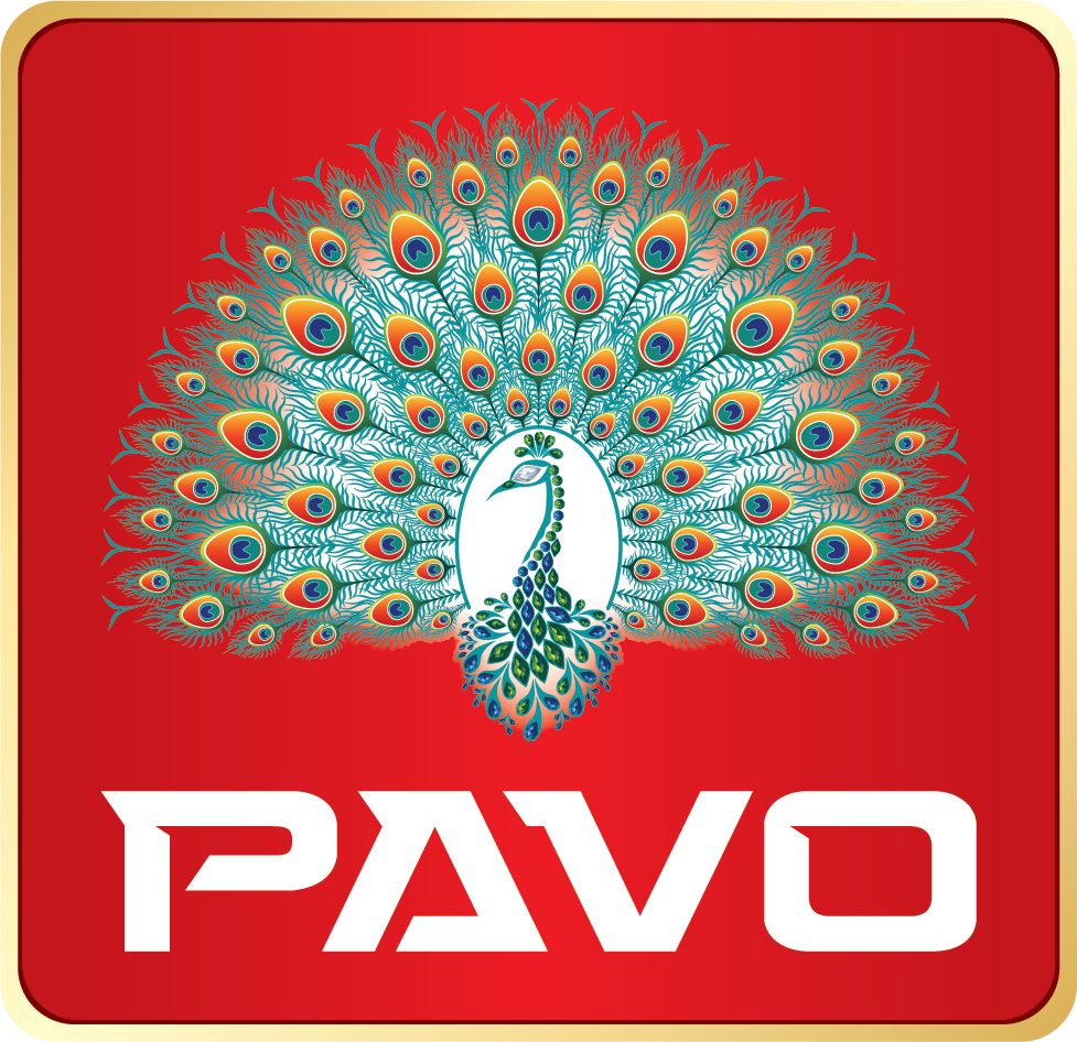 Logo Pavo Foods - Bột ngọt Pavo Đặc Sản Phan Thiết - Đẳng Cấp Thượng Hạn - Trăm Năm Danh Tiếng